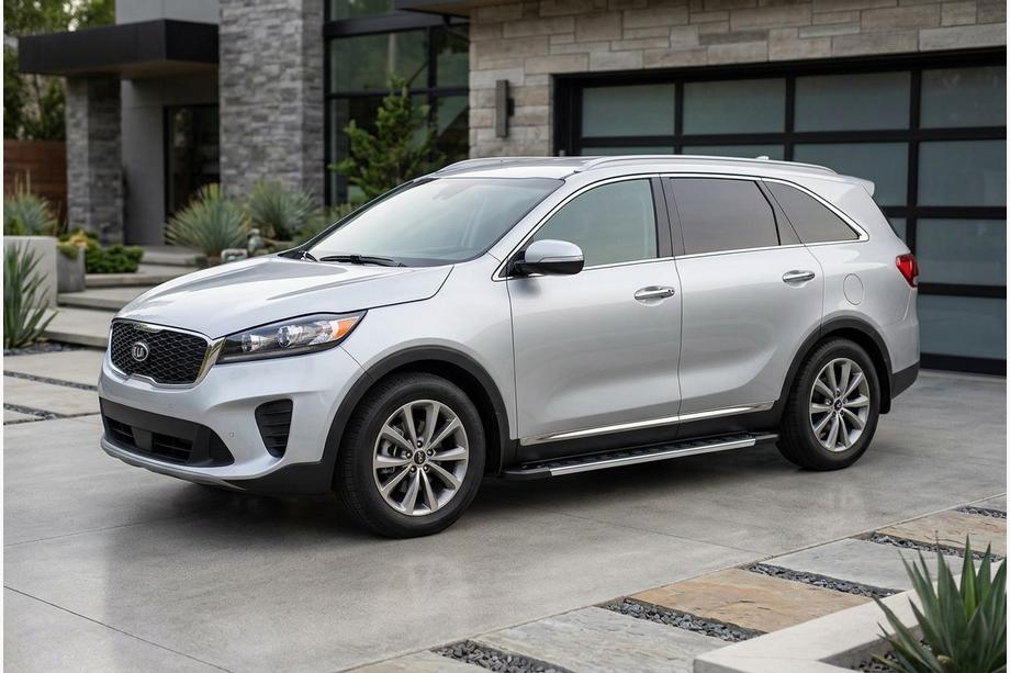 Kia Sorento III UM 2014–2020 Bočné nášľapy RedLine V1 (2 ks, hliník) Image
