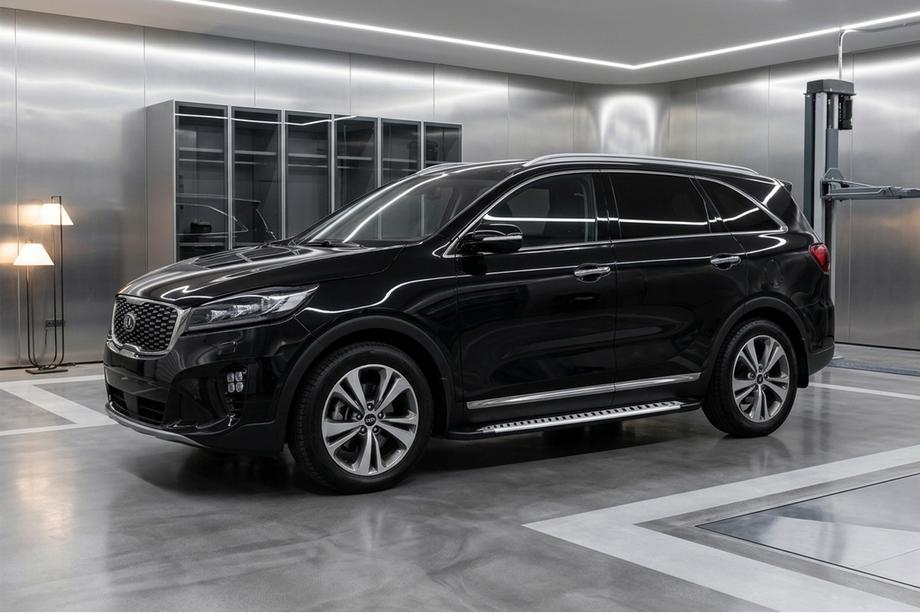 Kia Sorento III UM 2014–2020 Bočné prahy Line (2 ks, hliník) Image