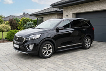 Kia Sorento III UM 2014–2020 Bočné nášľapy Bosphorus Black (2 ks, hliník) fotografia 1