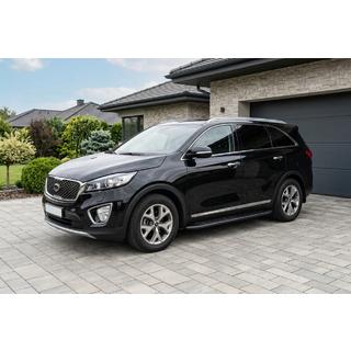 Bočné nášľapy Bosphorus Black (2 ks, hliník) Kia Sorento III UM 2014–2020 fotografia 1