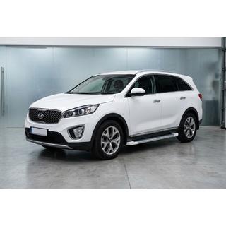 Bočné nášľapy Allmond White (2 ks, hliník) Kia Sorento III UM 2014–2020 fotografia 1