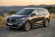 Kia Sorento III UM 2014–2020 Bočné nášľapy Fullmond (2 ks, hliník) fotografia 1