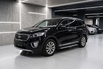 Kia Sorento III UM 2014–2020 Bočné nášľapy Bosphorus Grey (2 ks, hliník) fotografia 1