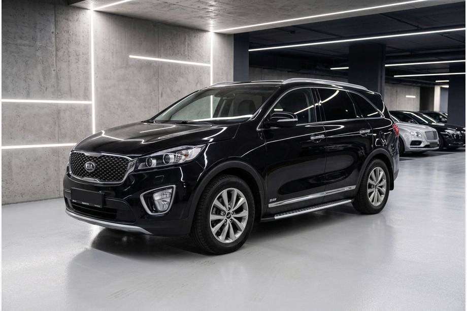 Kia Sorento III UM 2014–2020 Bočné nášľapy Bosphorus Grey (2 ks, hliník) Image