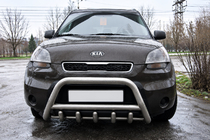 Kia Soul II 2013–2018 Predný ochranný rám (nerez) fotografia 1
