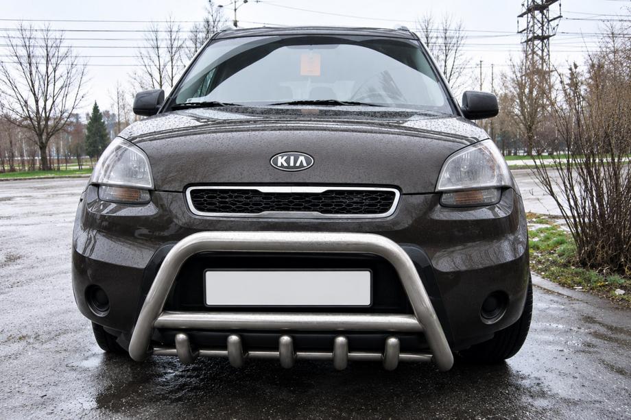 Kia Soul II 2013–2018 Predný ochranný rám (nerez) Image