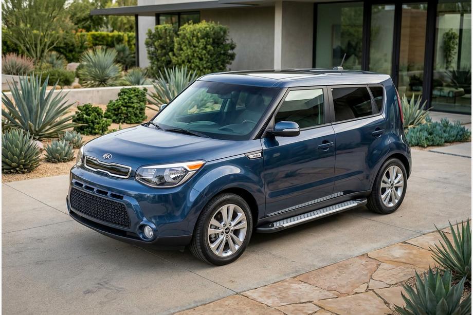 Kia Soul II 2013–2018 Bočné nášľapy Allmond Grey (2 ks, hliník) Image