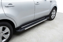 Kia Soul II 2013–2018 Bočné nášľapy RedLine V1 (2 ks, hliník) fotografia 1