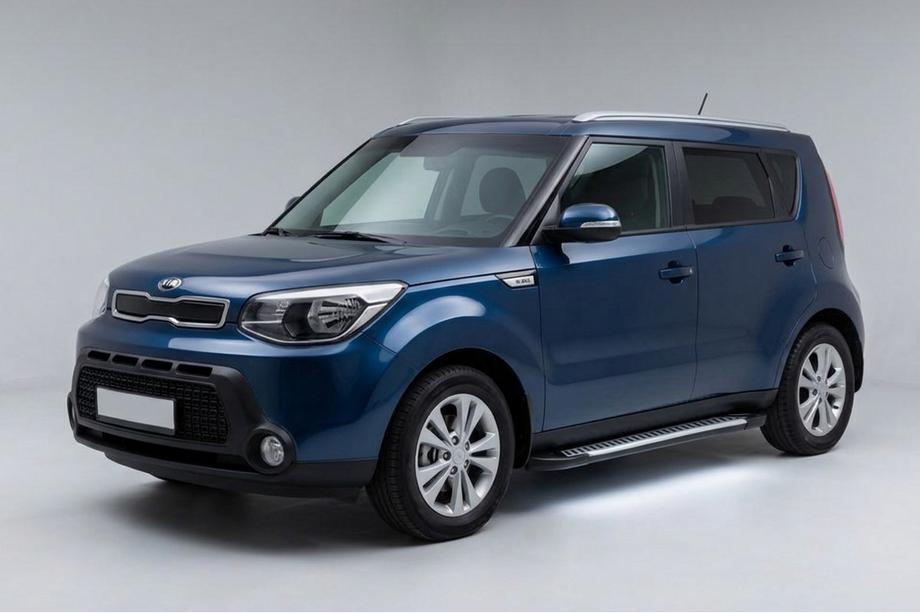Kia Soul II 2013–2018 Bočné prahy Line (2 ks, hliník) Image
