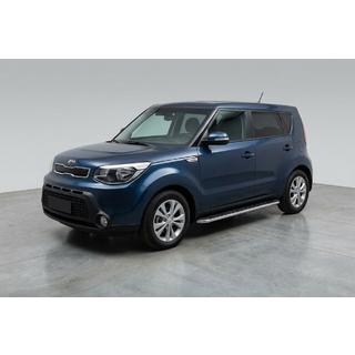 Bočné prahy Maydos V1 (2 ks, hliník ↗ nehrdzavejúca oceľ) Kia Soul II 2013–2018 fotografia 1