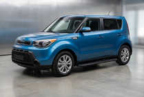 Kia Soul II 2013–2018 Bočné nášľapy Bosphorus Black (2 ks, hliník) fotografia 1