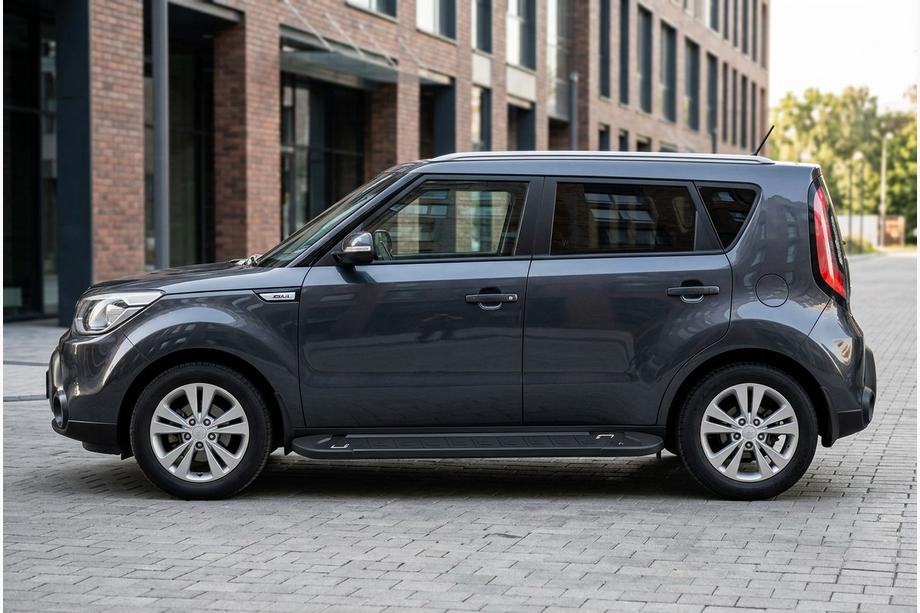 Kia Soul II 2013–2018 Bočné nášľapy RedLine Black (2 ks, hliník) Image