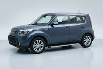 Kia Soul II 2013–2018 Bočné nášľapy BlackLine (2 ks, hliník) fotografia 1