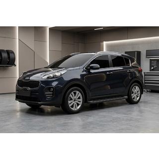 Bočné nášľapy Allmond Black (2 ks, hliník) Kia Sportage 2015–2021 fotografia 1
