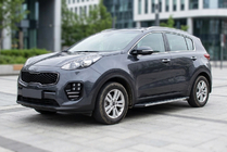 Kia Sportage 2015–2021 Bočné nášľapy Duru (2 ks, hliník) fotografia 1