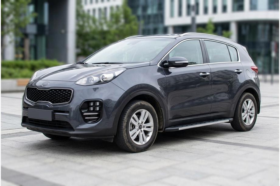 Kia Sportage 2015–2021 Bočné nášľapy Duru (2 ks, hliník) Image
