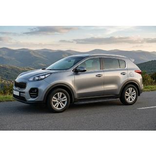 Bočné nášľapy Bosphorus Black (2 ks, hliník) Kia Sportage 2015–2021 fotografia 1