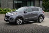Kia Sportage 2015–2021 Bočné nášľapy Tayga Grey (2 ks, hliník) fotografia 1