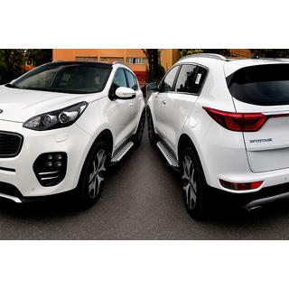 Bočné nášľapy Allmond Grey (2 ks, hliník) Kia Sportage 2015–2021 fotografia 4