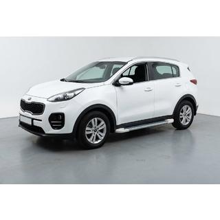 Bočné nášľapy Allmond White (2 ks, hliník) Kia Sportage 2015–2021 fotografia 1