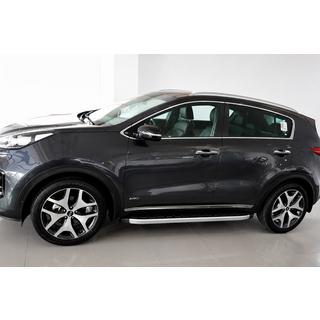 Bočné prahy Fullmond (2 ks, hliník) Kia Sportage 2015–2021 fotografia 1