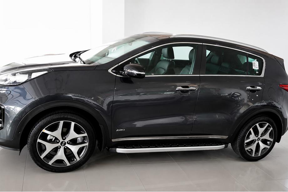 Kia Sportage 2015–2021 Bočné prahy Fullmond (2 ks, hliník) Image