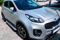 Kia Sportage 2015–2021 Bočné nášľapy Maydos V2 (2 ks, hliník/nehrdzavejúca oceľ) fotografia 2