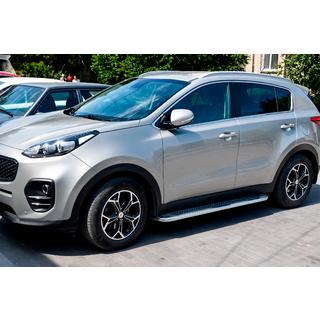 Bočné nášľapy Maydos V2 (2 ks, hliník/nehrdzavejúca oceľ) Kia Sportage 2015–2021 fotografia 3