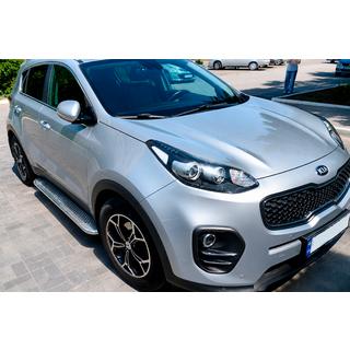 Bočné nášľapy Maydos V2 (2 ks, hliník/nehrdzavejúca oceľ) Kia Sportage 2015–2021 fotografia 2