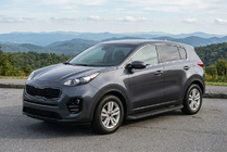 Kia Sportage 2015–2021 Bočné prahy Tayga Black (2 ks, hliník) fotografia 1