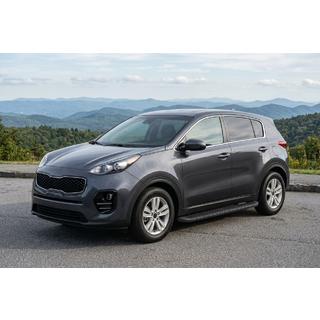 Bočné prahy Tayga Black (2 ks, hliník) Kia Sportage 2015–2021 fotografia 1