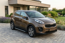 Kia Sportage 2015–2021 Bočné prahy Maya V1 (2 ks, hliník) fotografia 1
