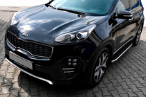 Kia Sportage 2015–2021 Bočné nášľapy BlackLine (2 ks, hliník) fotografia 1