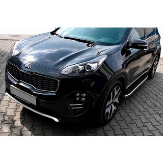 Bočné nášľapy BlackLine (2 ks, hliník) Kia Sportage 2015–2021 fotografia 1