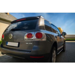 Chrómové kryty zadných svetiel 2008-2011 (2 ks, plast) Volkswagen Touareg 2002–2010 fotografia 1