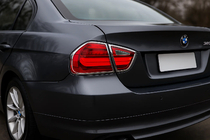 BMW 3 rad E90/E91 2005–2011 Kryty brzdových svetiel (2 ks, plast) fotografia 1