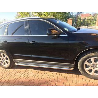 Bočné nášľapy Premium (2 ks, nerez) Audi Q5 2008–2017 fotografia 2