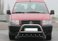 Fiat Scudo 1996–2007 Predný ochranný rám WT003 (nerez) fotografia 3