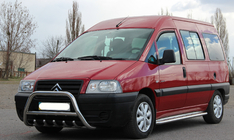 Citroen Jumpy 1996–2007 Predný ochranný rám WT003 (nerez) Ø60, bez nápisu fotografia 3