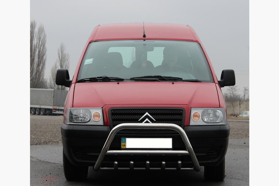 Citroen Jumpy 1996–2007 Predný ochranný rám WT003 (nerez) Ø60, bez nápisu Image
