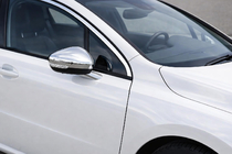 Peugeot 508 2010–2018 Nerezové chrómové kryty spätných zrkadiel (2 ks) fotografia 1