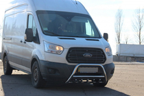 Ford Transit 2014– Predný ochranný rám WT003 (nerez) fotografia 2