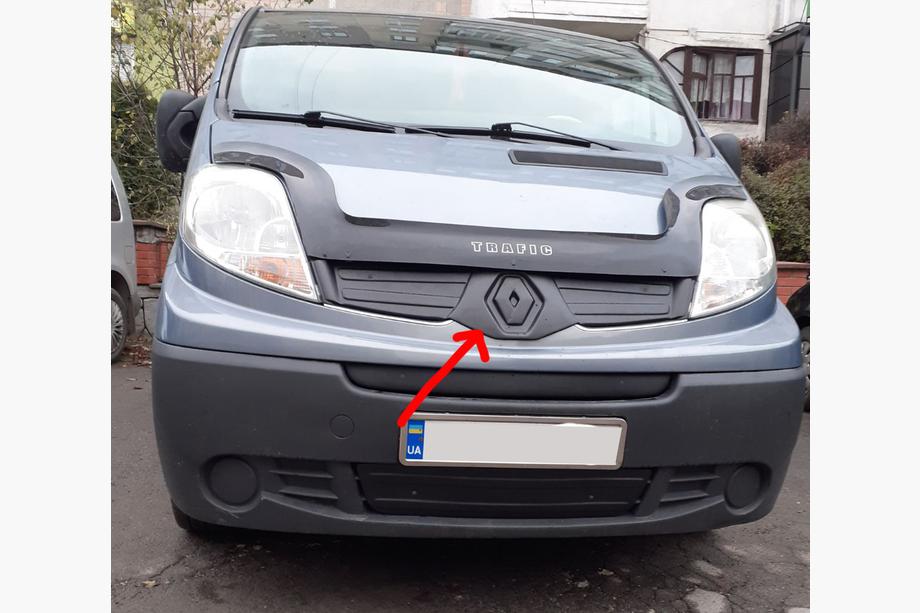Renault Trafic 2001–2015 Zimný horný kryt masky chladiča 2001-2007, lesklá Image
