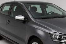 Volkswagen Polo 2010–2017 Nerezové kryty zrkadiel HB (2 ks) fotografia 1