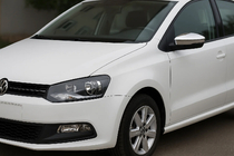 Volkswagen Polo 2010–2017 Nerezové kryty zrkadiel HB (2 ks) fotografia 3