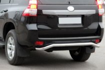 Toyota Land Cruiser Prado 150 2009–2023 Zadný ochranný oblúk AK008 (nerez) fotografia 3