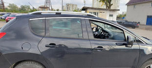 Peugeot 3008 2008–2016 Strešné lyžiny Skyport Grey fotografia 1
