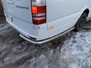 Mercedes Sprinter W906 2006–2018 Bočné rúrky za zadným kolesom, uhlové (2 ks, nerez) Dlhé fotografia 10