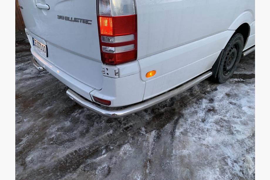 Mercedes Sprinter W906 2006–2018 Bočné rúrky za zadným kolesom, uhlové (2 ks, nerez) Extra dlhé Fotografia 10