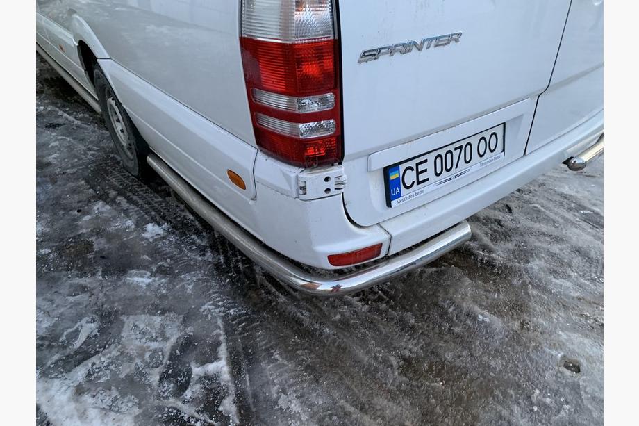 Mercedes Sprinter W906 2006–2018 Bočné rúrky za zadným kolesom, uhlové (2 ks, nerez) Extra dlhé Fotografia 11